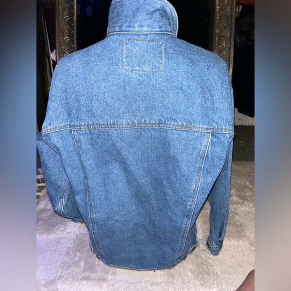 Vintage Dungarees Not So Basic Stuff Button Up Denim Jacket 🪼 - Picture 4 of 8